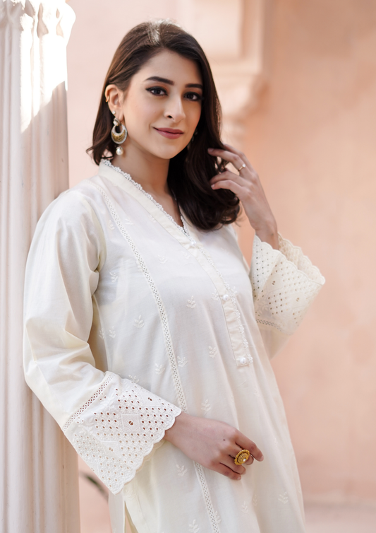 2Pc Schiffli Border Embroidered Lawn JASHAN-S25-0003