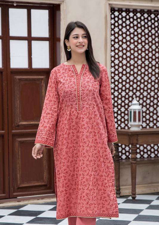 2Pc Digital Printed Cotton Lawn JASHAN-S25-0068