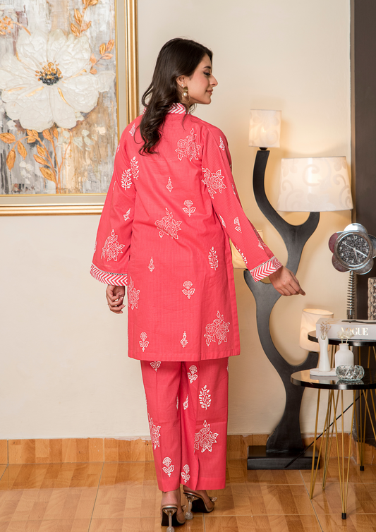 2Pc Block Printed Infinity Lawn JASHAN-S25-0067