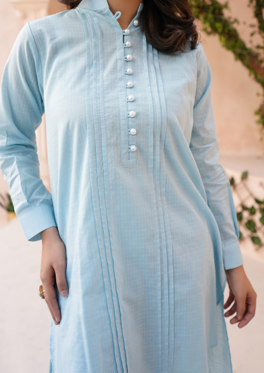 2Pc Check Lawn JASHAN-S25-0009