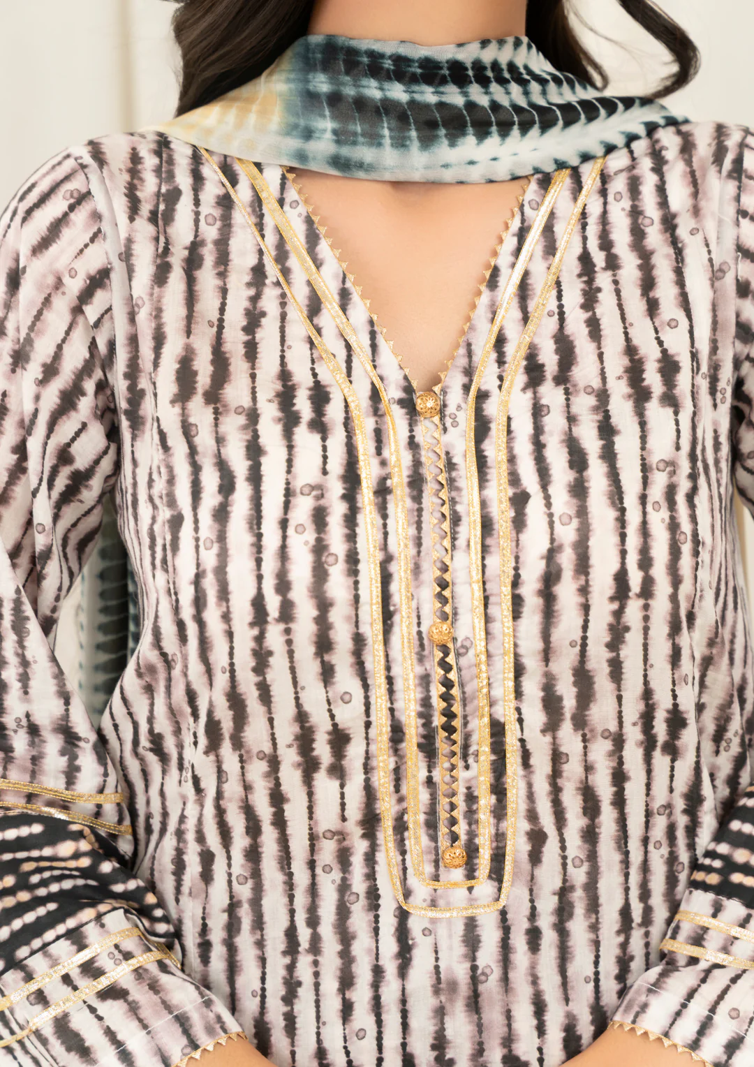3Pc Tie&Dye Digital Print Lawn FATAH-F25-0001