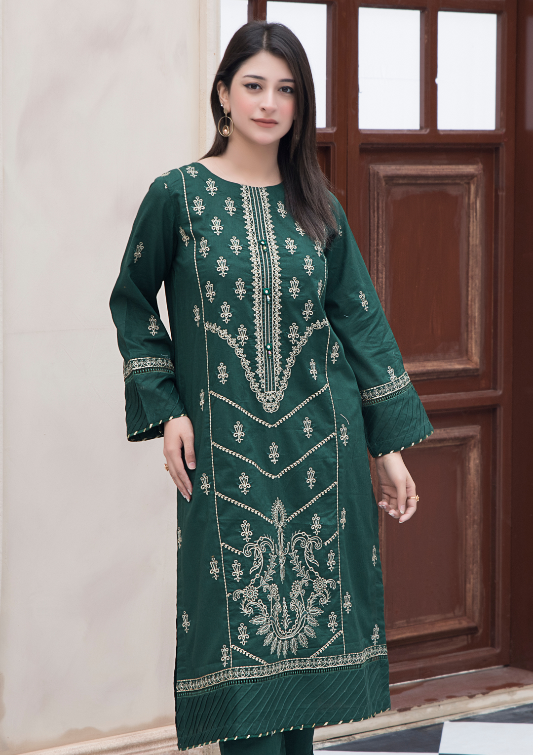 2Pc Embroidered Cotton Lawn JASHAN-S25-0057