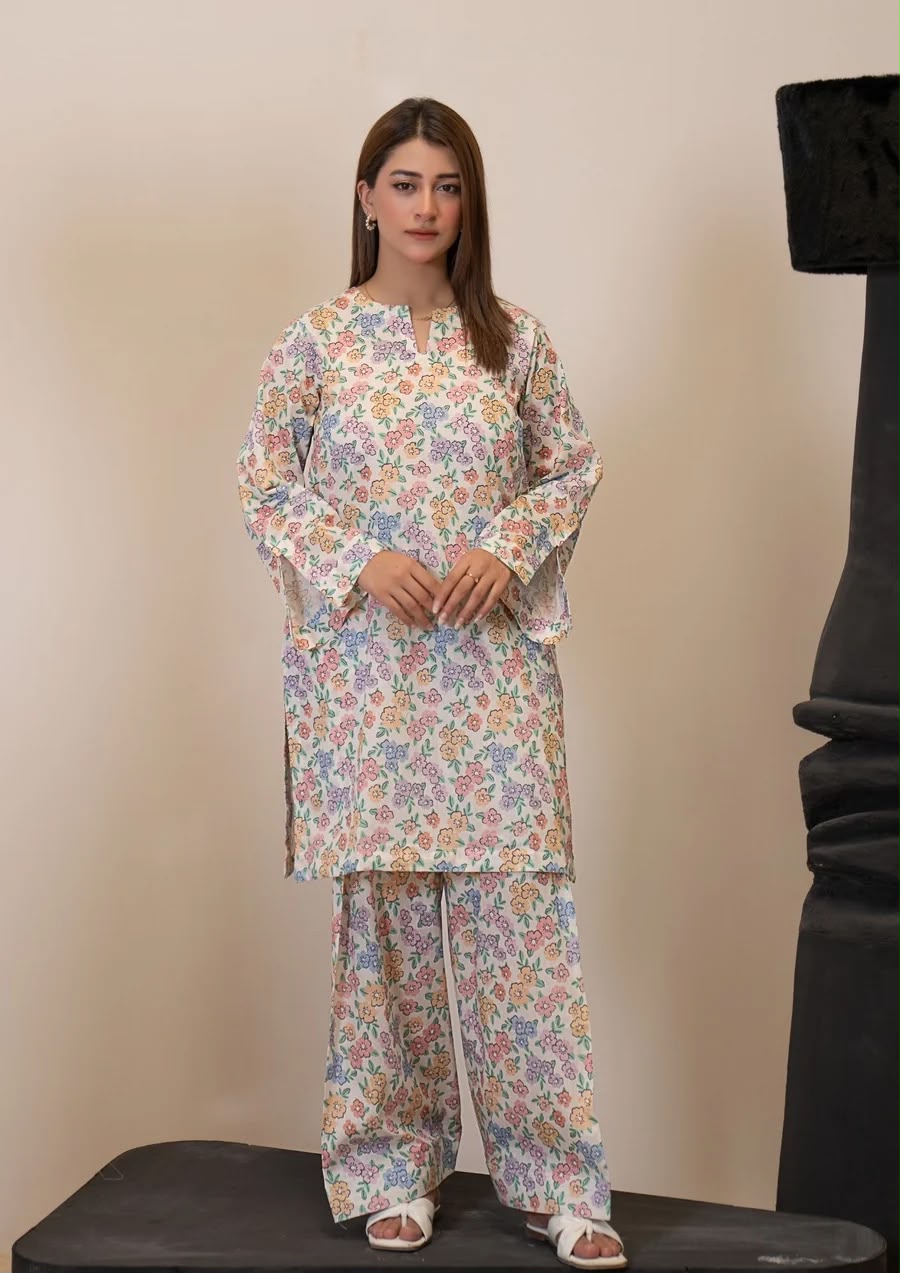 2Pc Digital Print Lawn Gulmeena-G26-0028