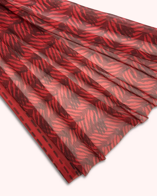 3pc Arabic Silk Lawn with Chifoon Dupatta ASCD-S25-0005