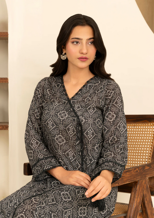 2Pc Digital Print Lawn Angrakha GULMEENA-G25-0026