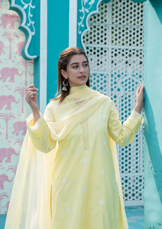 3Pc Embroidered Lawn FATAH-F25-0016