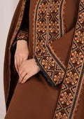 3pc Embroidered Khaddar with Embroidered Border Shawl AML-W25-0029