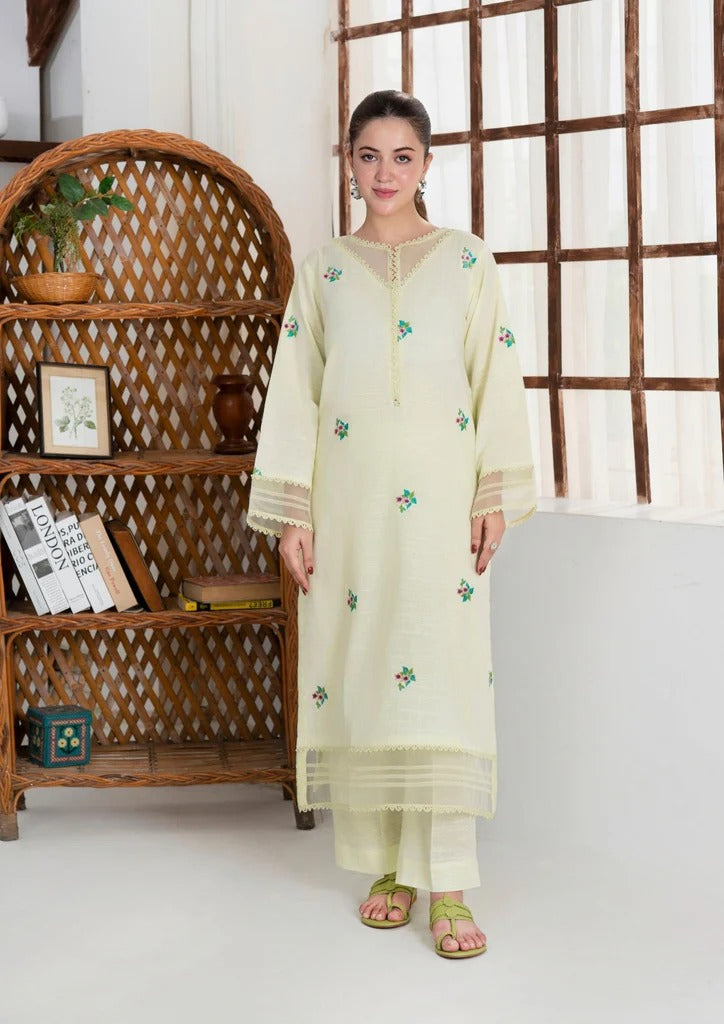 2pc Multi Embroidered Khaddar AML-W25-0004