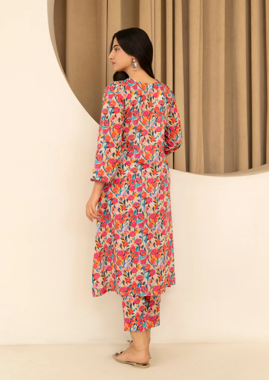 2Pc Digital Print Lawn Angrakha GULMEENA-G25-0030