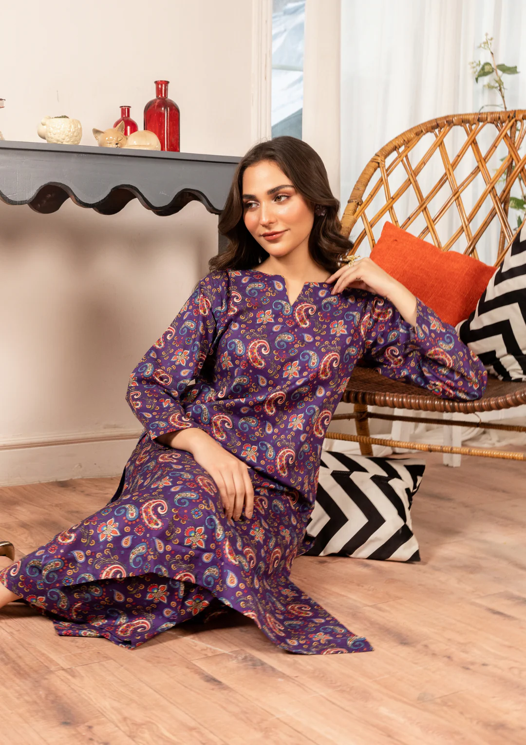 2Pc Digital Print Lawn GULMEENA-G25-0019