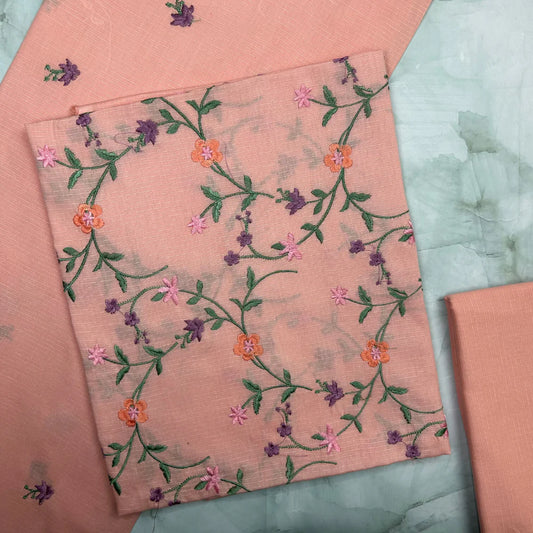 2Pc Embroidered Jaal Lawn ELJL-S25-0010