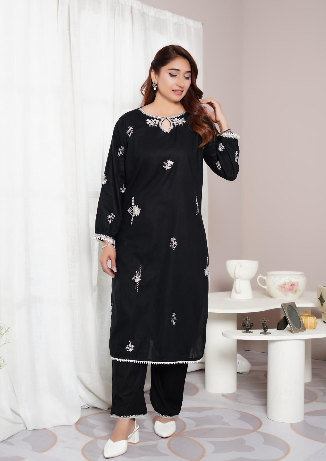 2Pc Embroidered Cotton Lawn JASHAN-S25-0055