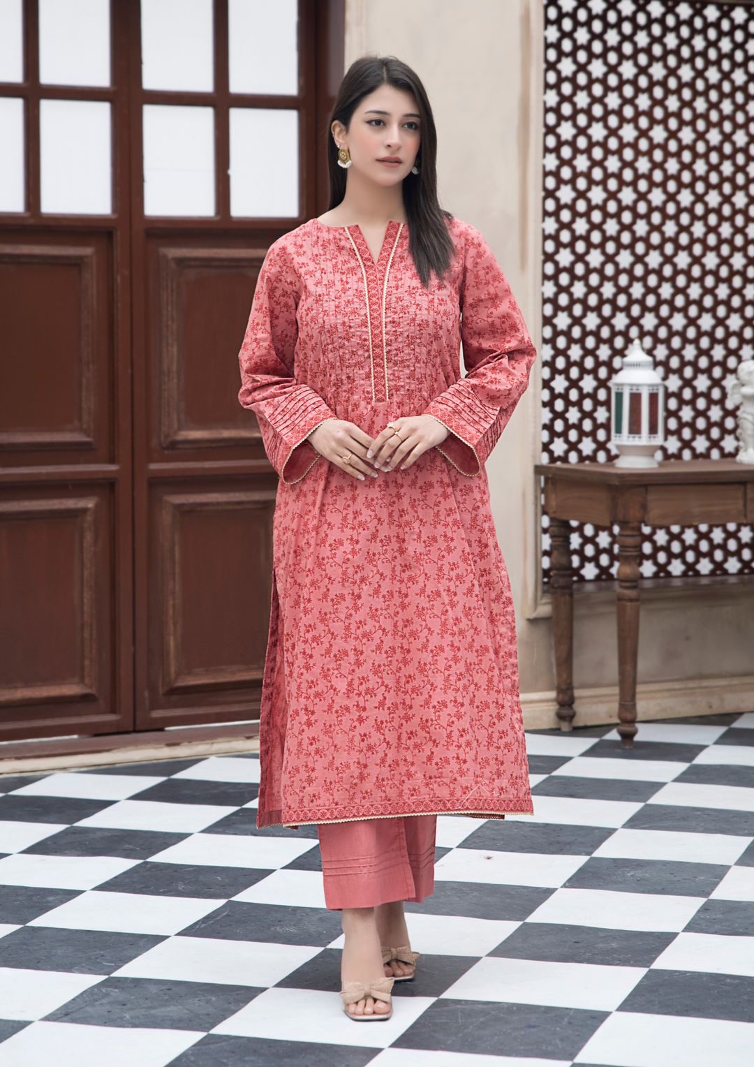 2Pc Digital Printed Cotton Lawn JASHAN-S25-0068