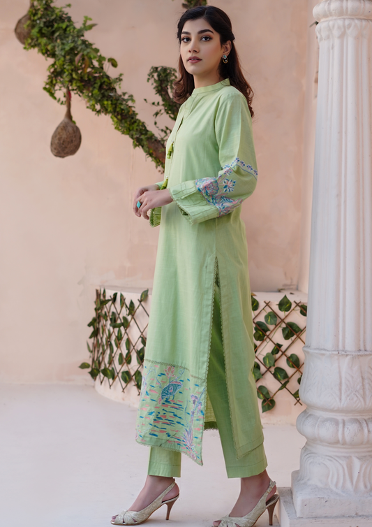 2Pc Embroidered Intermix Lawn JASHAN-S25-0046