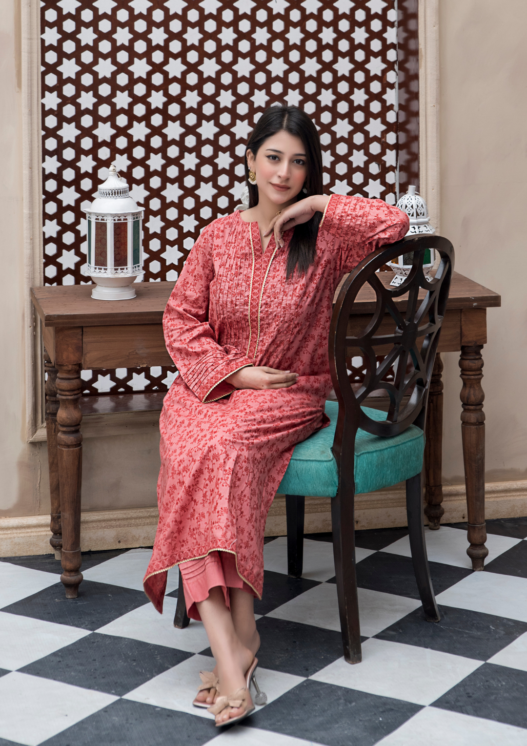 2Pc Digital Printed Cotton Lawn JASHAN-S25-0068