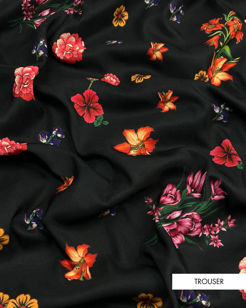3pc Arabic Silk Lawn with Chifoon Dupatta ASCD-S25-0011