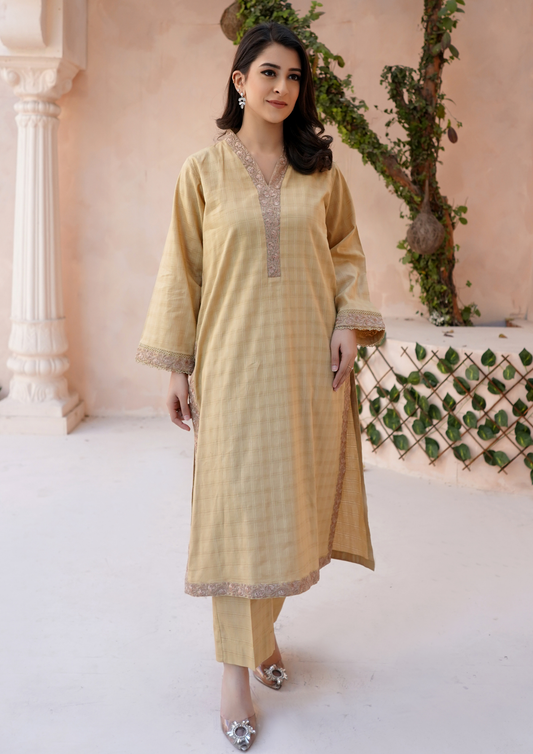 2Pc Embroidered Infinity Lawn JASHAN-S25-0013