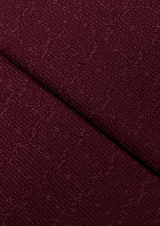 Chikankari Maroon CKC6