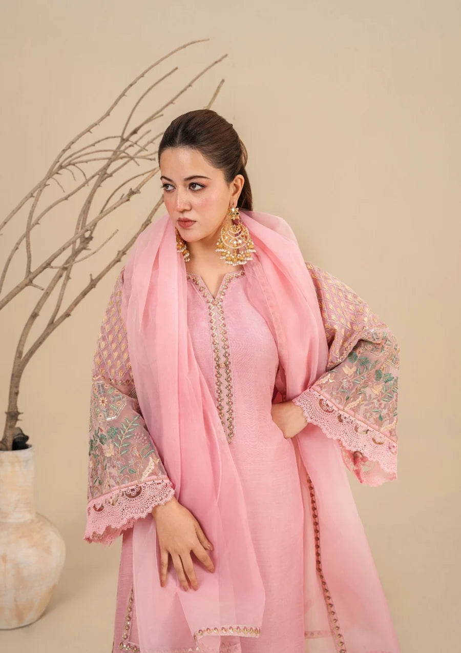 3Pc Embroidered LUXE-J26-0018