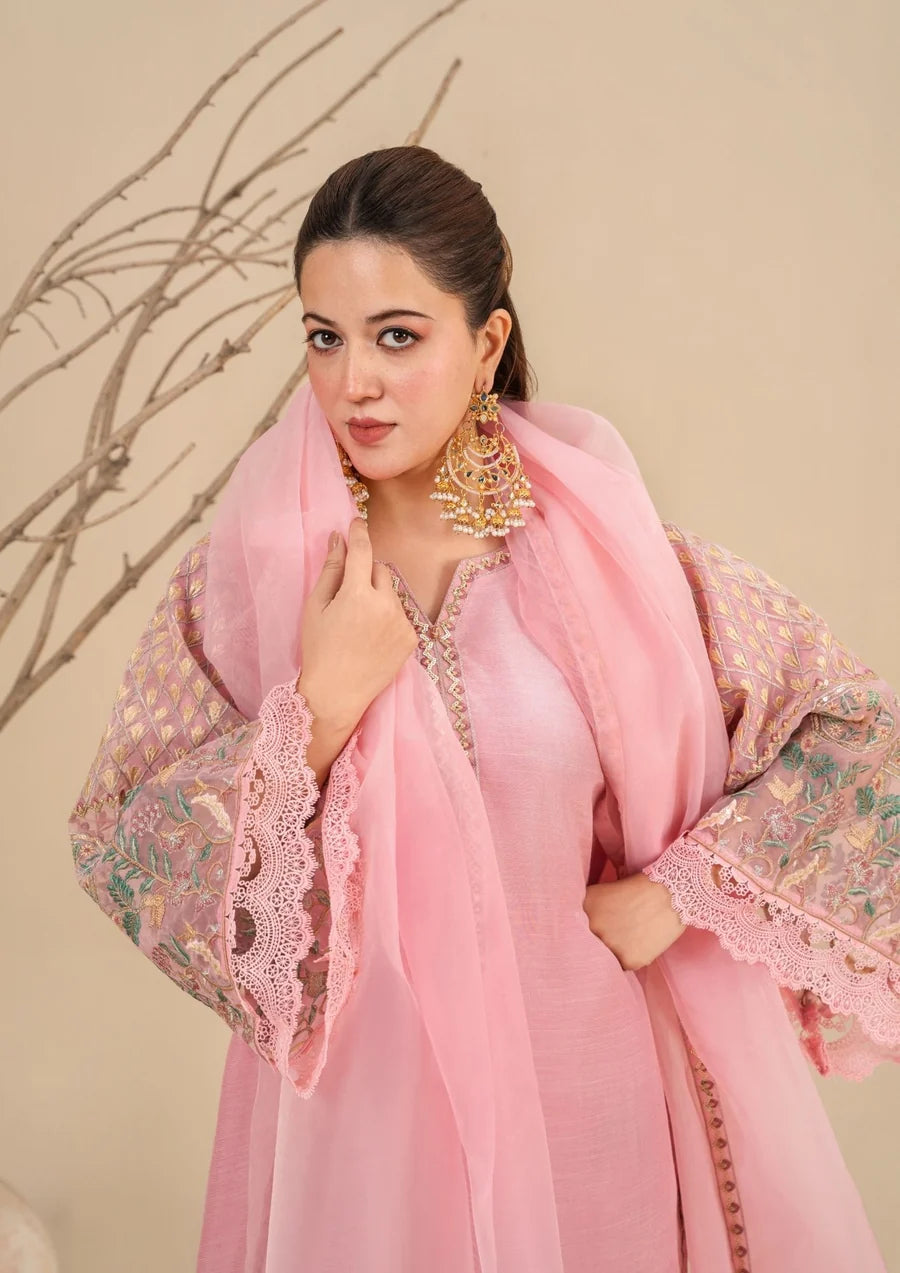3Pc Embroidered LUXE-J26-0018