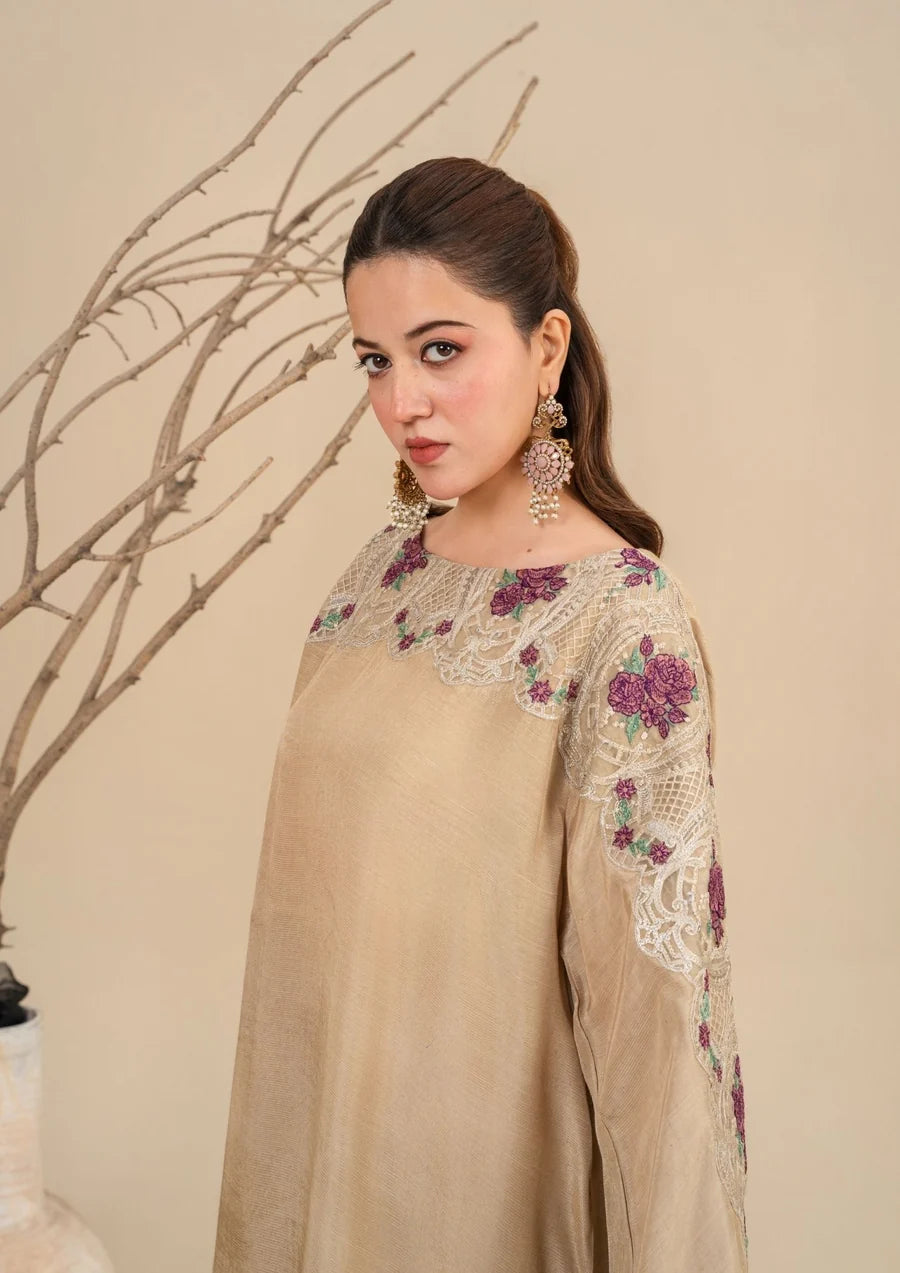 2Pc Silk Viscose Kaftan LUXE-J26-0024