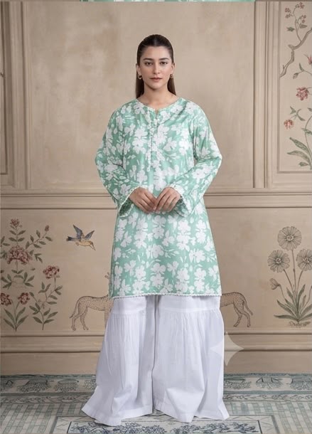 2Pc Digital Print Lawn Gulmeena-G26-0034