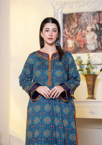 2Pc Digital Print Lawn with Shalwar Gulmeena-G26-0018