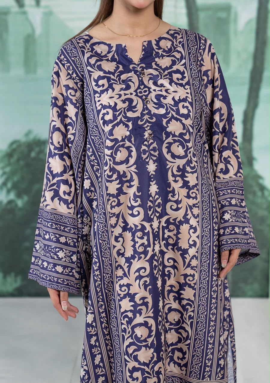 1PC DIGITAL PRINT ARABIC LAWN KAFTAN JUPITER-S26-0009