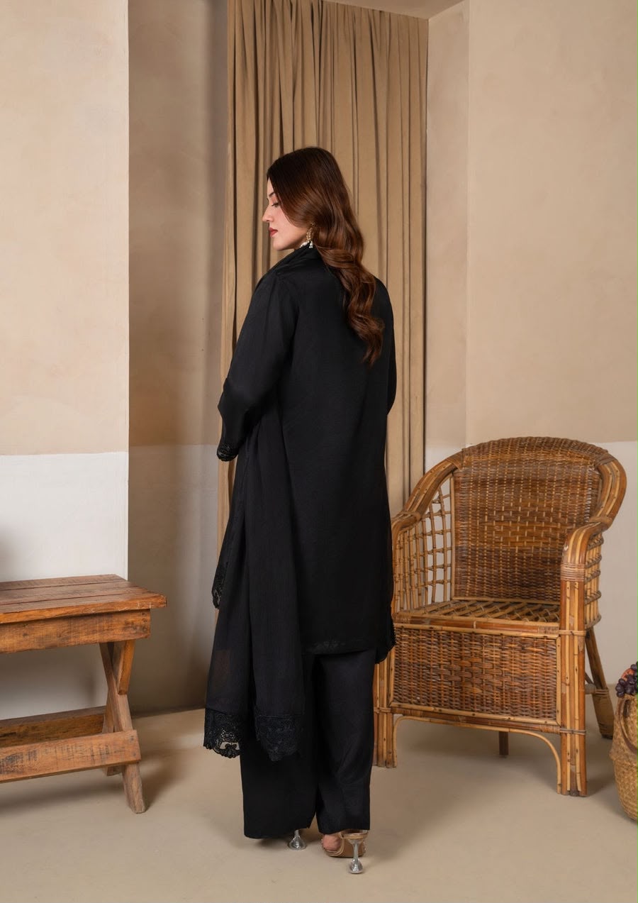 3PC EMBROIDERED  WITH FARSHI SHALWAR LUXE-J26-0010