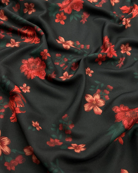 3pc Arabic Silk Lawn with Chifoon Dupatta ASCD-S25-0005