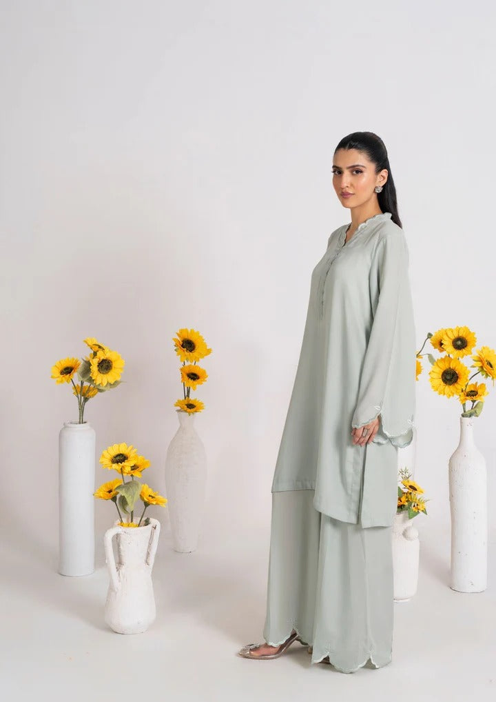 2PC Mint Mist Georgette JUPITER-J25-0005