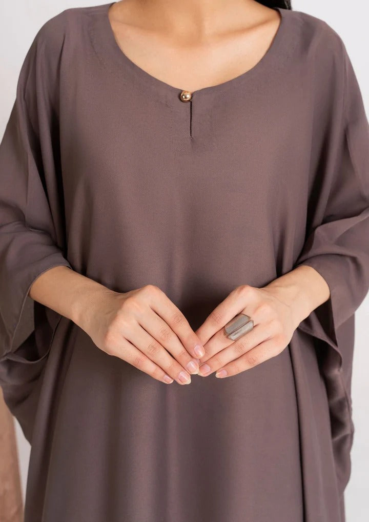 2PC Georgette Kaftan with Skirt JUPITER-j25-0004