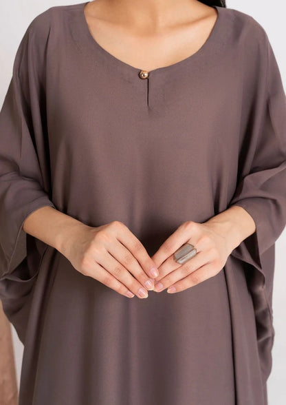 2PC Georgette Kaftan with Skirt JUPITER-j25-0004