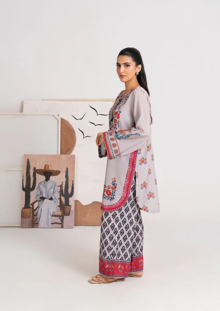 2Pc Printed Swiss Silk JUPITER-j25-0016