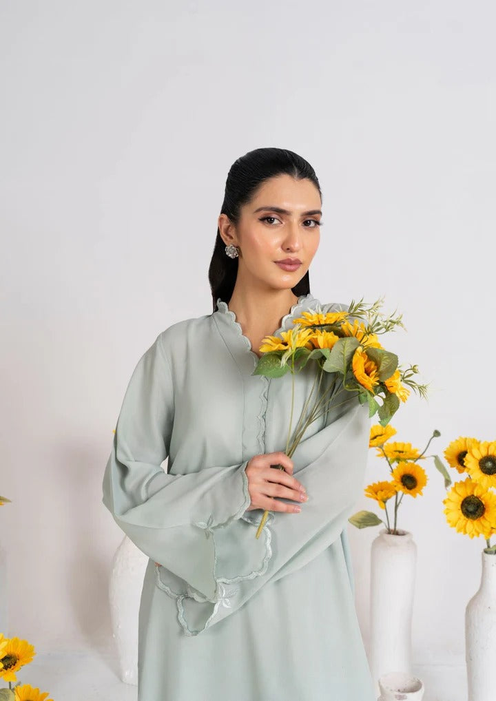 2PC Mint Mist Georgette JUPITER-J25-0005