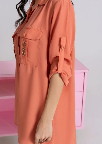 2PC Dyed Georgette Shirt with Digital Print Trouser JUPITER-j25-0002