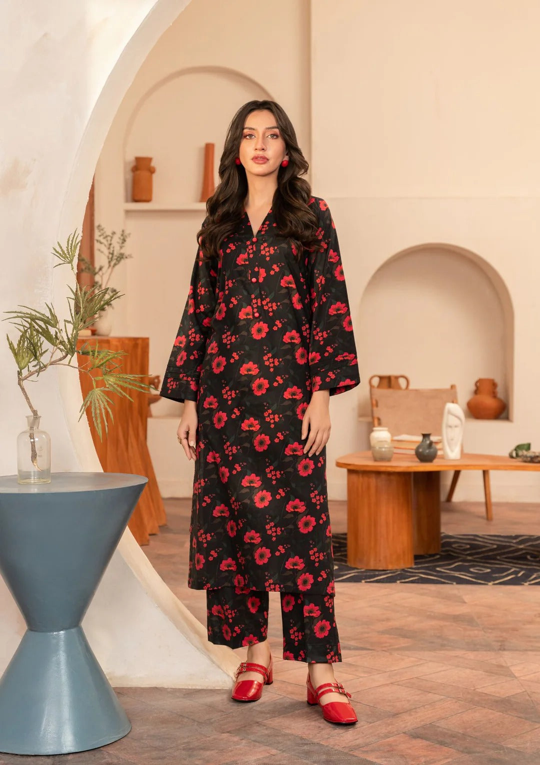 2Pc Digital Print Lawn GULMEENA-G25-0038