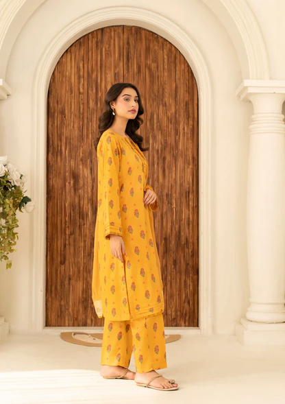 3Pc Digital Print Lawn FATAH-F25-0007