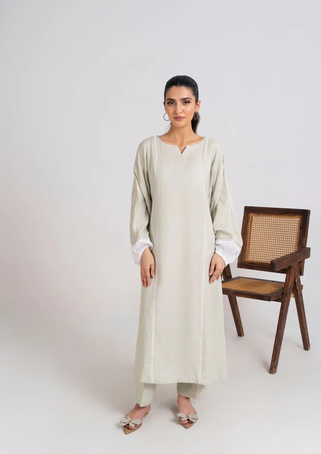 2Pc Embroidered Silk Karandi JUPITER-j25-0023