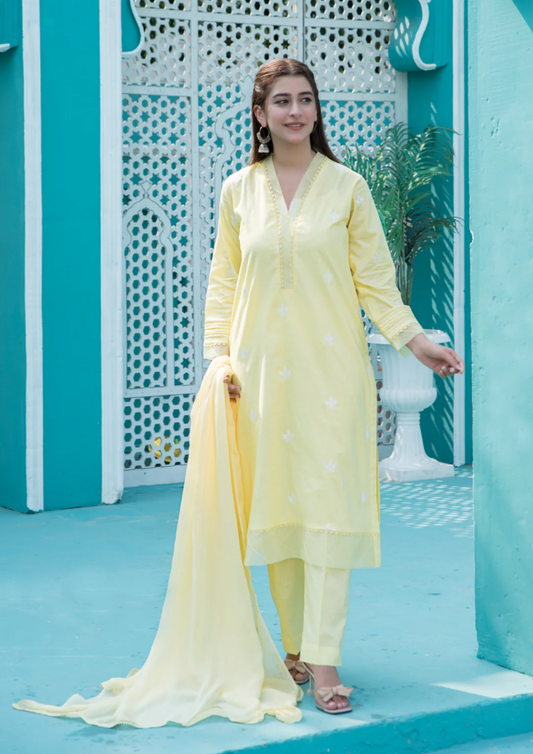 3Pc Embroidered Lawn FATAH-F25-0016