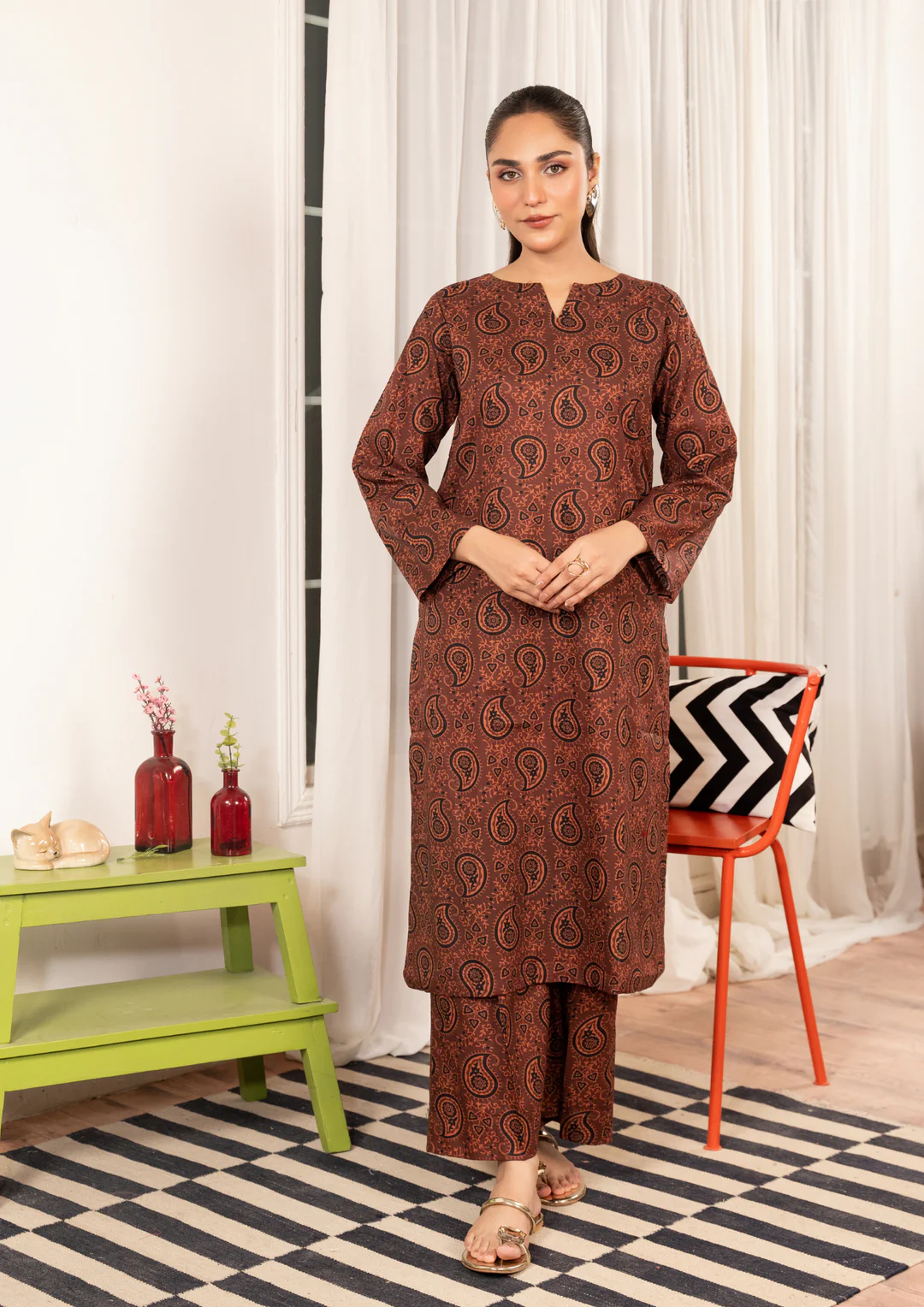 2Pc Digital Print Lawn GULMEENA-G25-0016