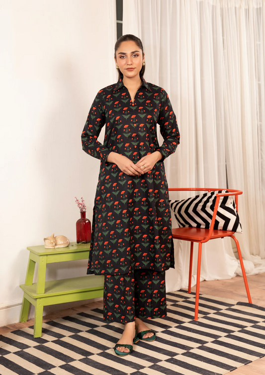 2Pc Digital Print Lawn GULMEENA-G25-0017