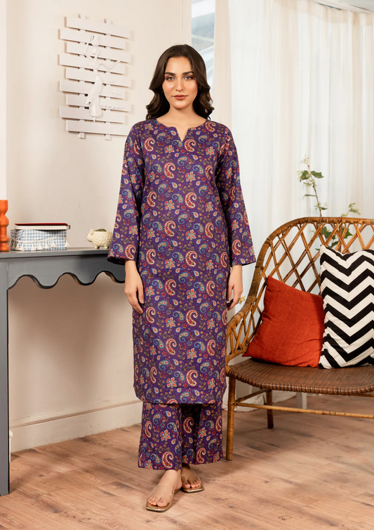 2Pc Digital Print Lawn GULMEENA-G25-0019