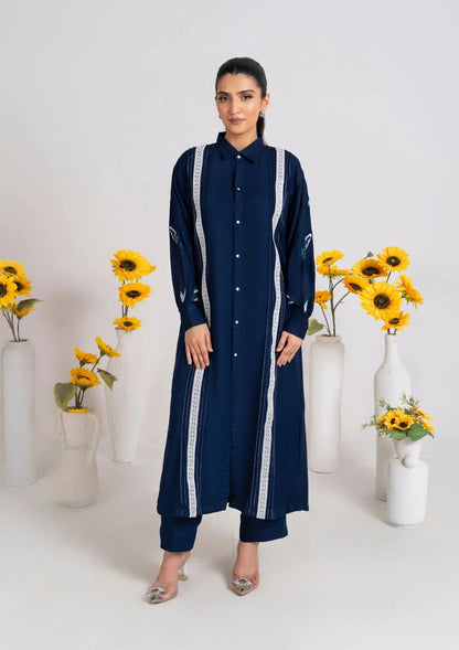 2Pc Embroidered Silk Karandi JUPITER-j25-0021