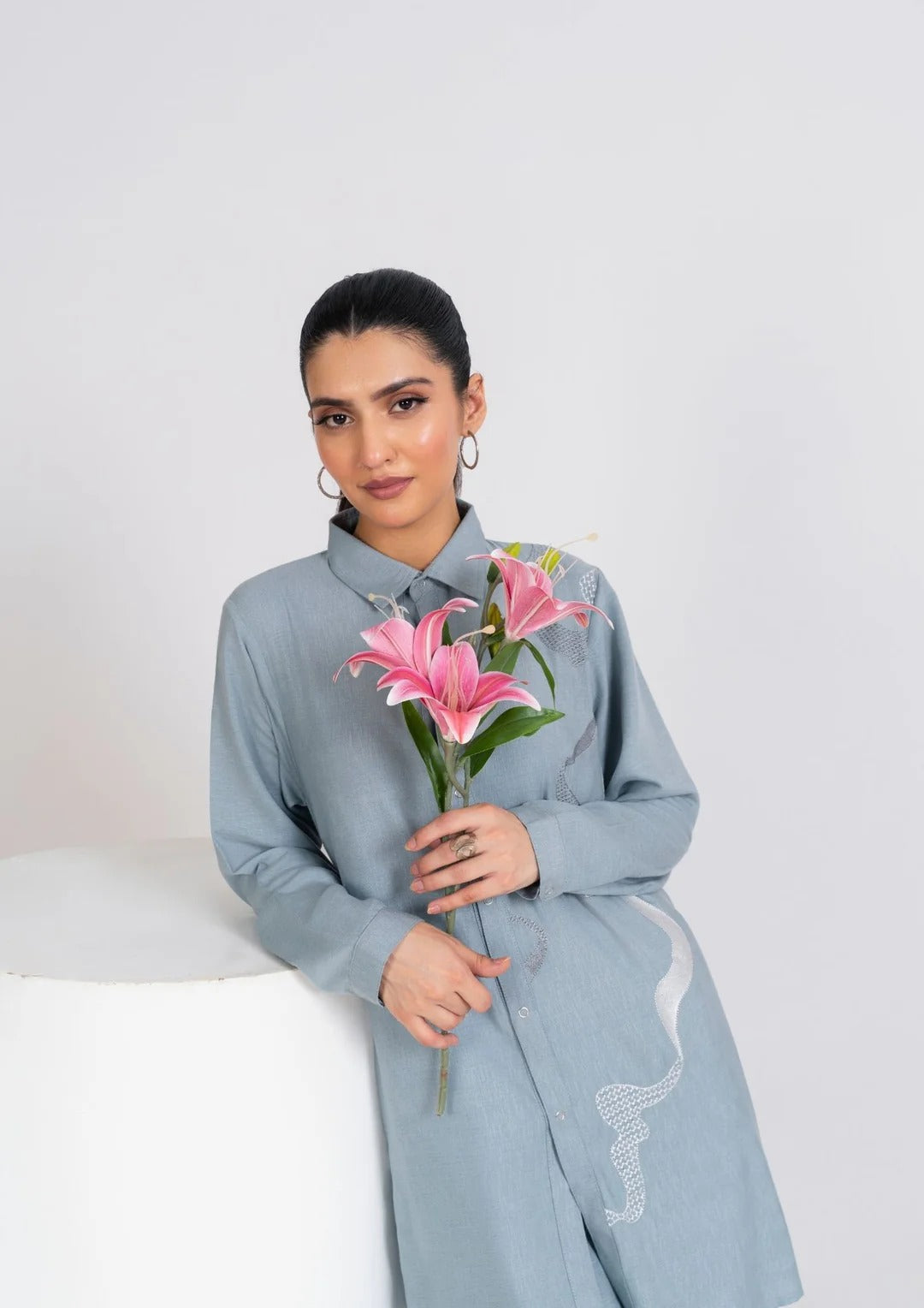 2Pc Embroidered Silk Karandi JUPITER-j25-0022