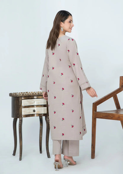 2pc Multi Embroidered Khaddar AML-W25-0039