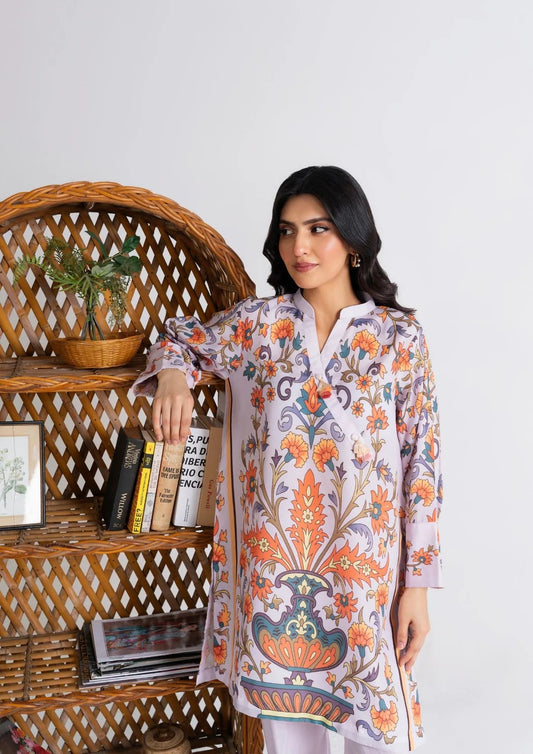 2Pc Lilac Bloom Swiss Silk JUPITER-J25-0013