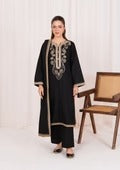 3pc Embroidered Khaddar with Embroidered Border Shawl AML-W25-0024