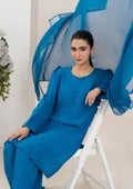 3Pc Raw Silk with Farshi Shalwar ROZANA-S25-0025