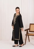 3pc Embroidered Khaddar with Embroidered Border Shawl AML-W25-0024